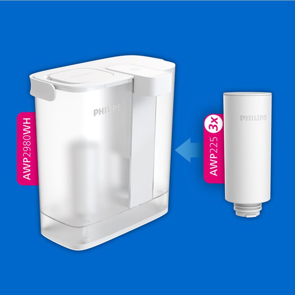 Philips instant spremnik za vodu s 1 +2 extra Softening+ filtera AWP2980WHS3 slika 22