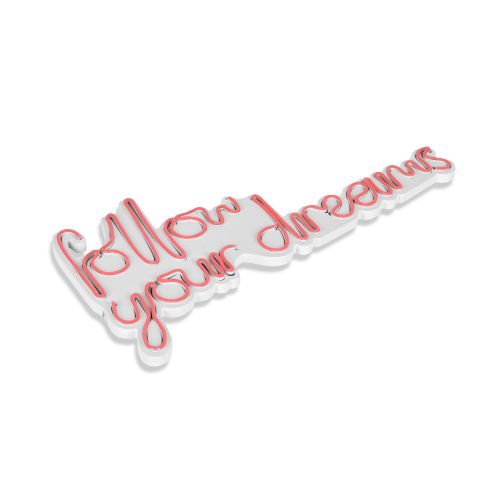 Wallity Zidna dekoracije svijetleća DREAMS, Follow Your Dreams - Pink slika 9