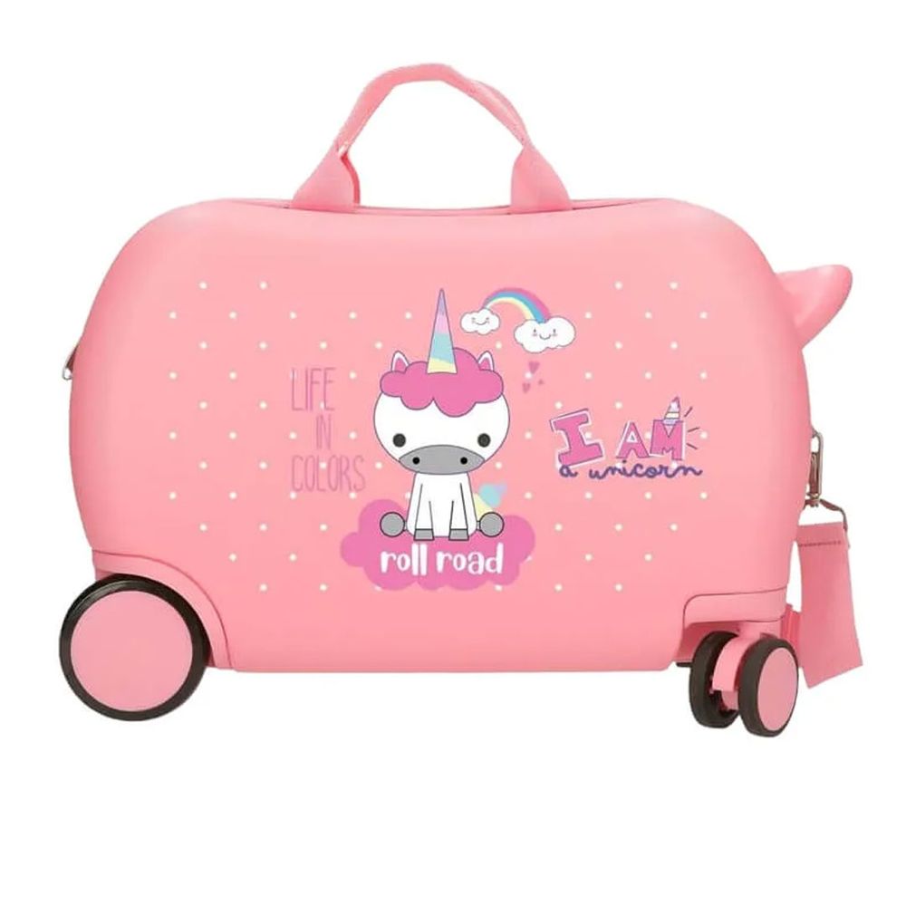 Roll Road Kofer 45 cm ABS, dječiji I Am Unicorn 4071042, kajsija slika 1