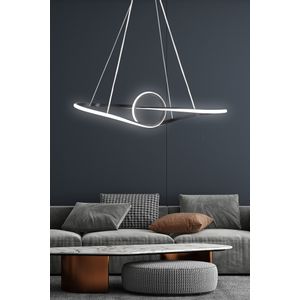 Canum Black-White Light Black Chandelier