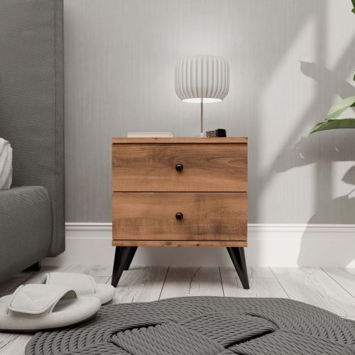 Mona 3724 Walnut Nightstand slika 2