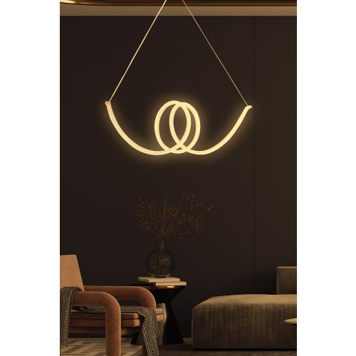 Eridani White-Yellow Light White Chandelier slika 2