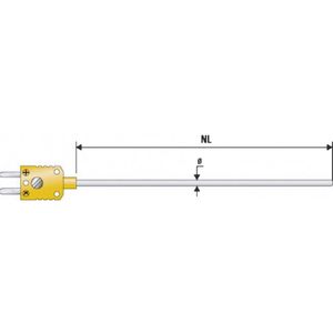 B + B Thermo-Technik K625 0150-10 senzor za uranjanje  -200 do +800 °C  Tip tipala K