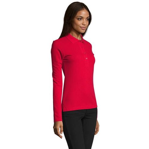PODIUM ženska polo majica sa dugim rukavima - Crvena, L  slika 2