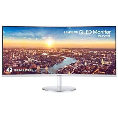 Monitor Samsung 34" LC34J791WTPXEN, QLED, DP, HDMI, zakrivljen slika 1