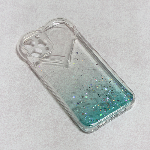 Torbica Heart Glitter za iPhone 12 Pro 6.1 mint slika 1