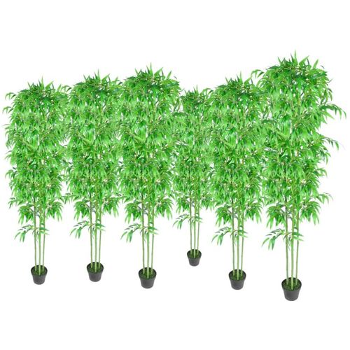Umjetne biljke bambus za uređenje doma set 6 kom slika 16