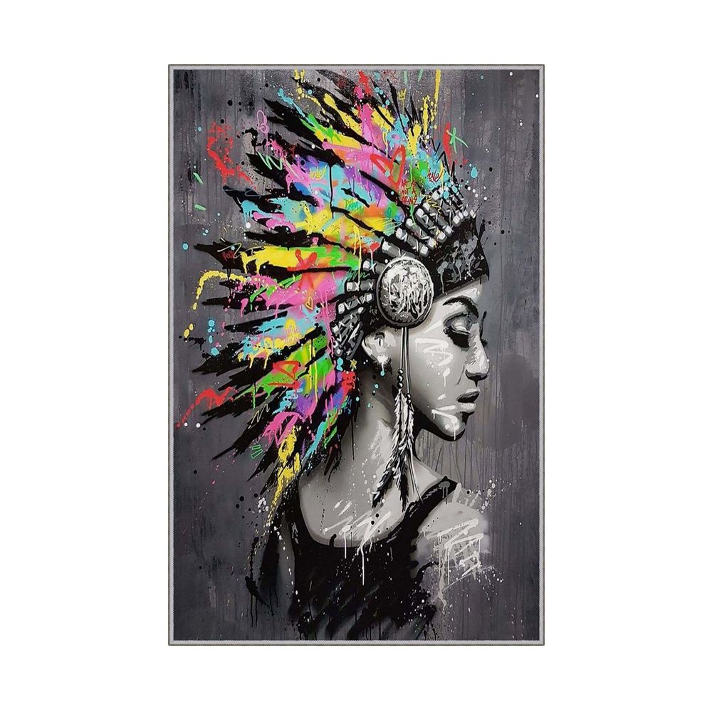 Tanka višebojna staza Hmnt1 (80 x 150 cm) - DIGITALNI PRINT - izložbeni artikl (oštećenja ambalaža) slika 6