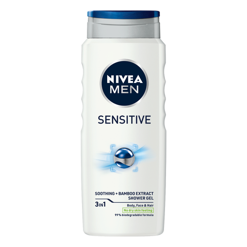 NIVEA Men Sensitive gel za tuširanje 500ml slika 1