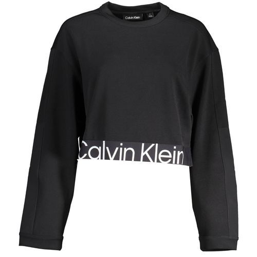 CALVIN KLEIN SWEATSHIRT WITHOUT ZIP WOMAN BLACK slika 1