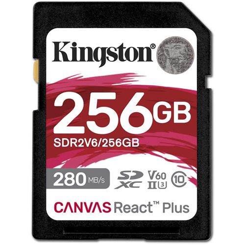 KINGSTON Memorijska kartica SDR2V6/256GB 256GB SDXC UHS-II 280R/150W U3 V60 slika 2