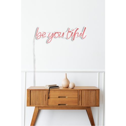 Be you tiful - Dekorativna LED rasveta u roze boji slika 5