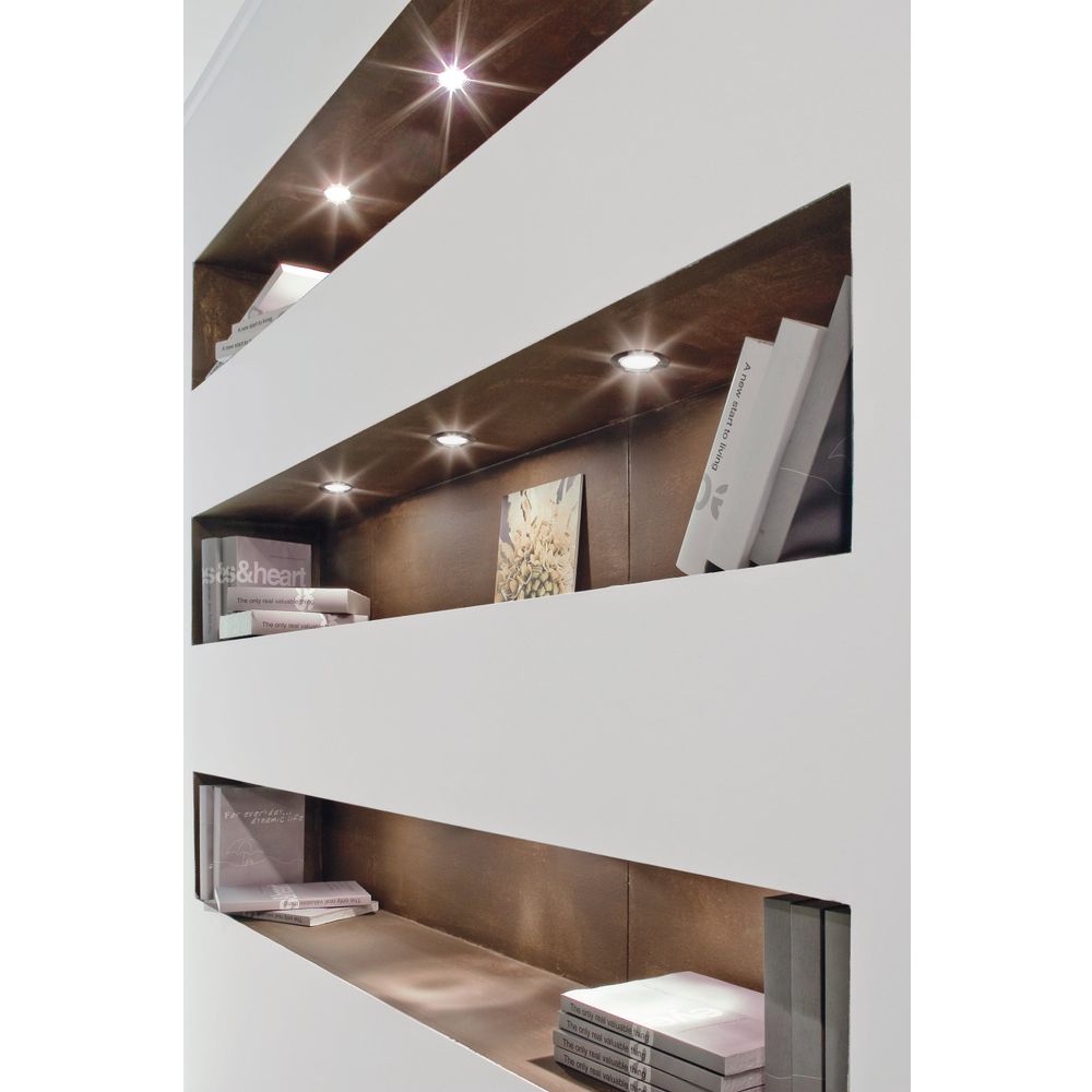 Eglo ugradbena rasvjeta pineda led 12w 3000k 1000lm saten nikal o102mm slika 2