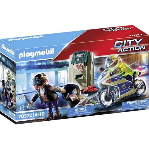 Policijski motocikl: potraga za pljačkašem Playmobil® City Action  70572 slika 2