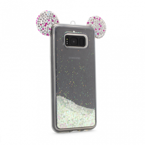 Torbica Shimmer Mouse fluid za Samsung G955 S8 plus roze slika 1