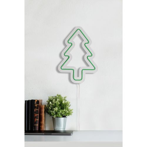 Wallity Ukrasna plastična LED rasvjeta, Christmas Pine - Green slika 15