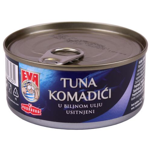 Eva tuna komadići u biljnom ulju usitnjeni 160g slika 1