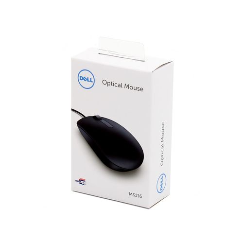 DELL MS116 USB Optical crni retail box miš slika 4