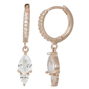 J&B Jewellery 925 Srebrne Alke 0035- Rose gold