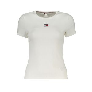 TOMMY HILFIGER WOMEN'S SHORT SLEEVE T-SHIRT WHITE