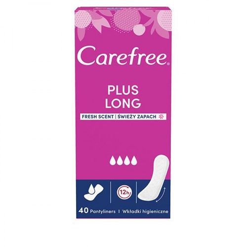 Carefree Dnevni Ulošci Plus Long Fresh 40Kom slika 1