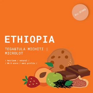 GOAT Story, Ethiopia Tega&Tula Michiti Natural kava, Espresso, 250g