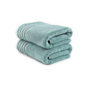 Mayra - Green Green Bath Towel Set (2 Pieces)