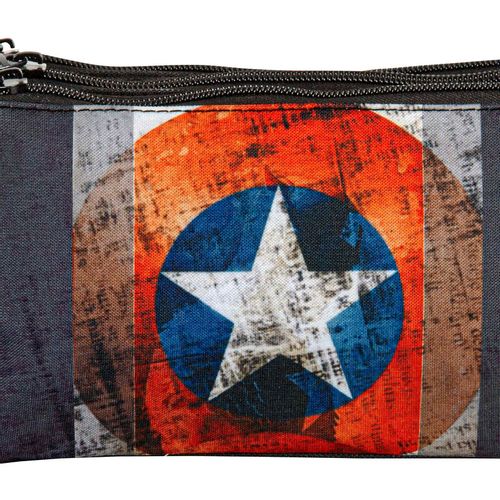 Marvel Captain America Heritage triple pencil case slika 3