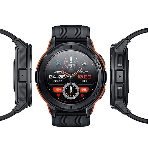 Oukitel BT10 Smart Watch Sport Rugged 410mAh/Heart rate/SpO2/Accelerometer/Crno  sivi slika 5