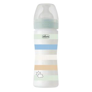 Chicco WB Plastična Flašica 250Ml, Silikon,Deč.