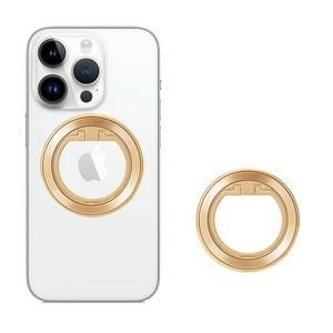 Techsuit – MagSafe telefonski prsten (MPR2) – Okrugli oblik- aluminijska legura – zlatna