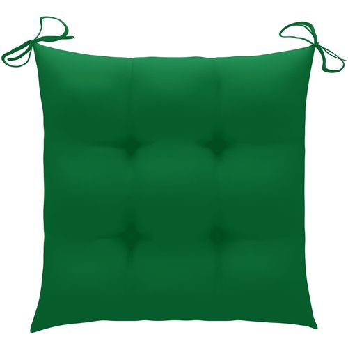 Jastuci za stolice 6 kom zeleni 50 x 50 x 7 cm od tkanine slika 8