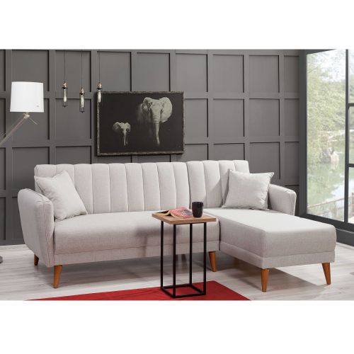 Atelier Del Sofa Kutna garnitura, Aqua Corner Right - Cream slika 1