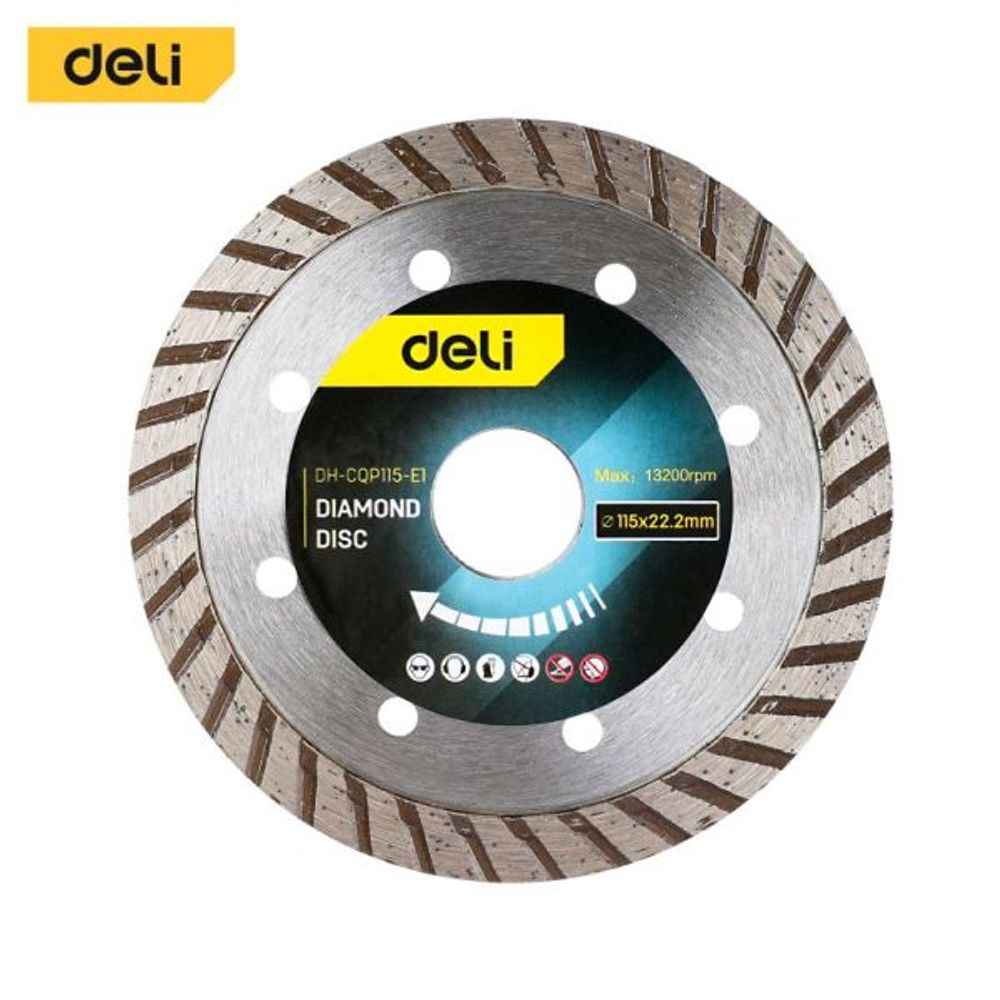 Dijamantska rezna ploča DELI Turbo 115mm EDH-CQP115-E1 slika 1