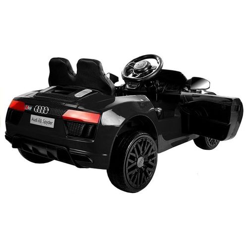 Licencirani auto na akumulator Audi R8 Spyder - crni/lakirani slika 6