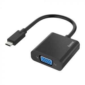 Hama adapter USB-C muški na VGA ženski, Full HD