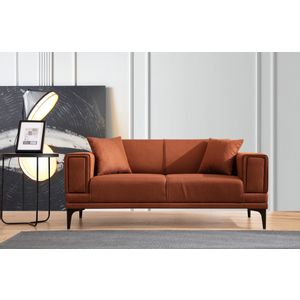 Horizon - Tile Red Tile Red 2-Seat Sofa