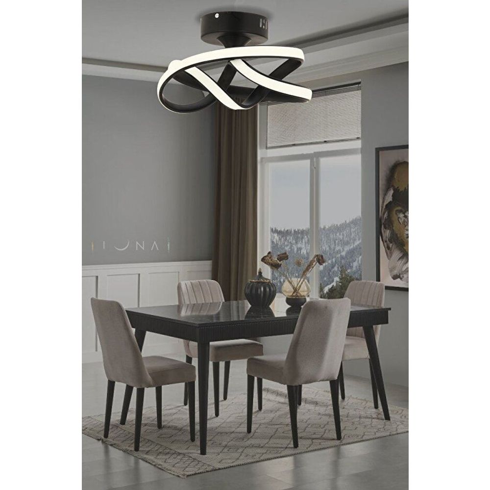 Luster Vino – Crni Metalni Luster slika 3