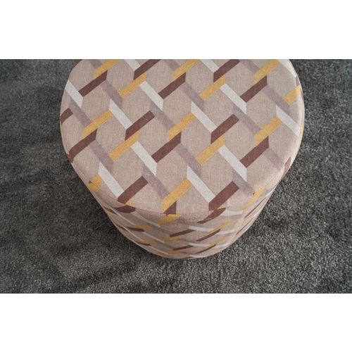 Perla Puf Silindir Multicolor Pouffe slika 2