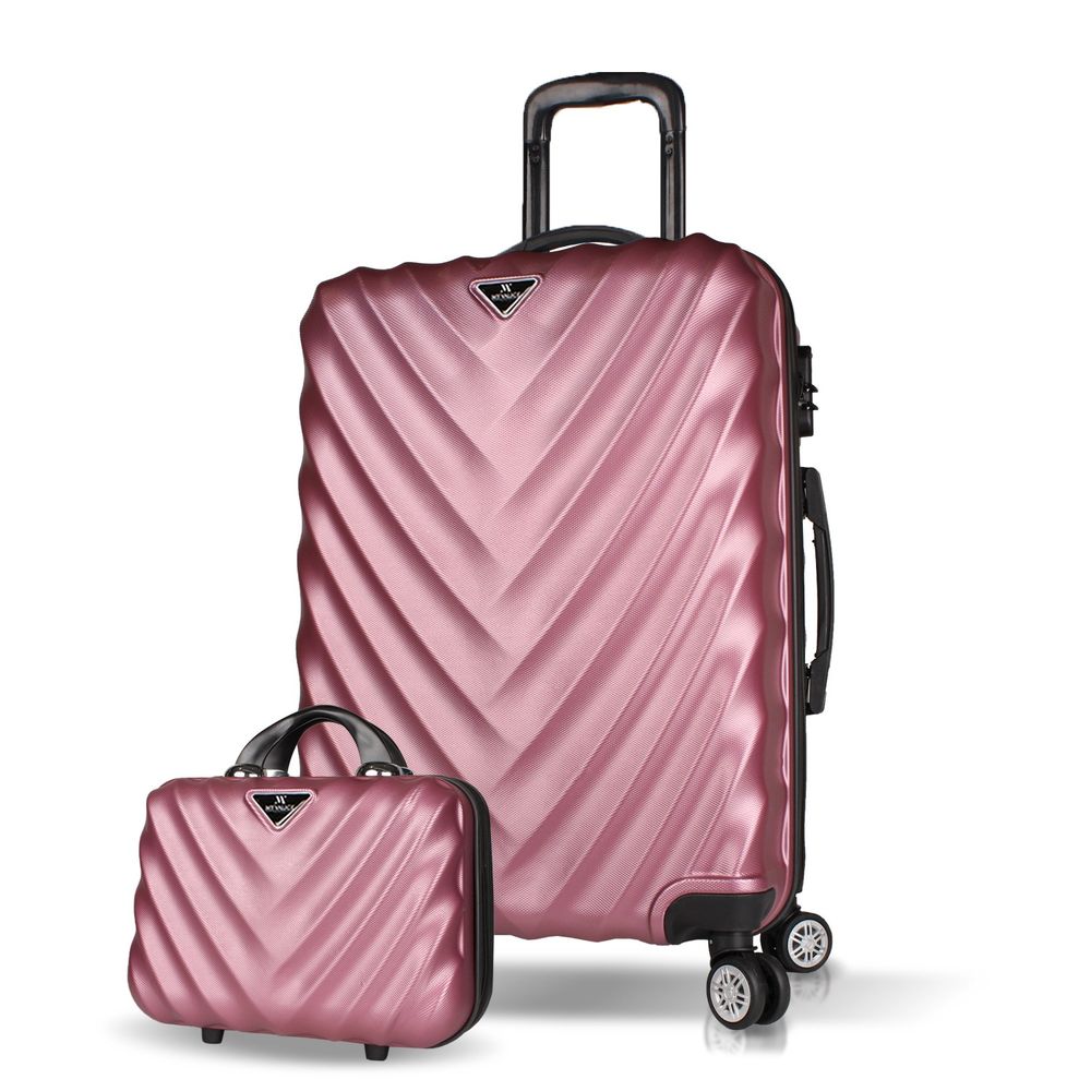 Set Kofera u Roze Zlatnoj Boji (2 Komada) slika 1