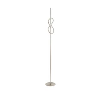 Eglo podna lampa Novafeltria LED 13W 3000K 1300LM saten nikal/bijelo