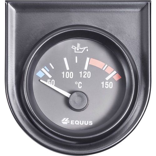 Equus 842109 ugradbeni instrument za motorna vozila prikaz temperature vode/ulja Mjerno podučje 60 - 160 °C standard žuta, crvena, zelena 52 mm slika 1