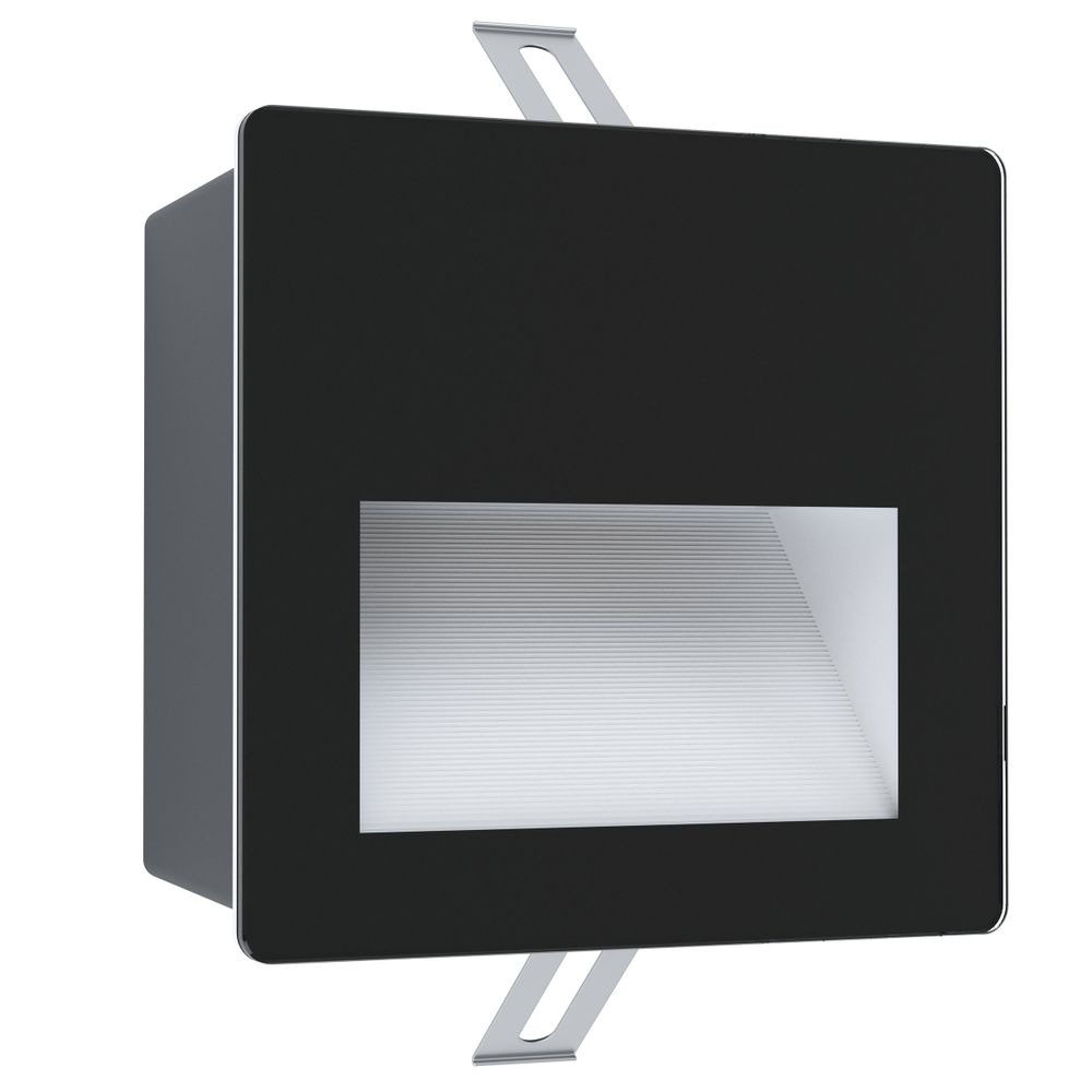 Eglo ugradbena rasvjeta aracena led 3,7w 4000k 500lm bijelo, crno/crno š:140mm v slika 1