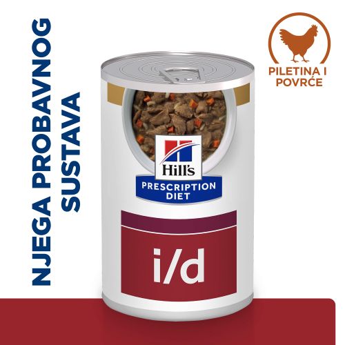 Hill's Prescription Diet i/d Digestive Care Varivo za Pse s Piletinom i dodatkom Povrća, 354 g slika 1