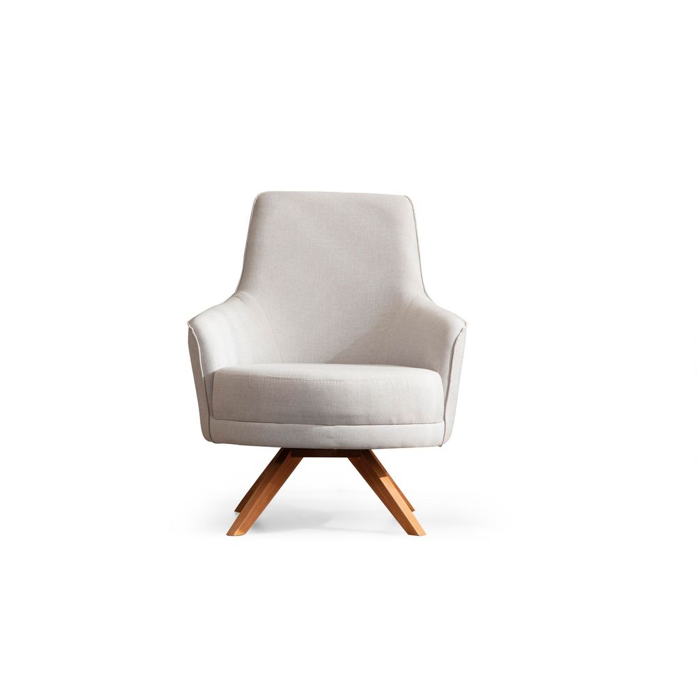 Kapri - Kremasti Wing Chair slika 4