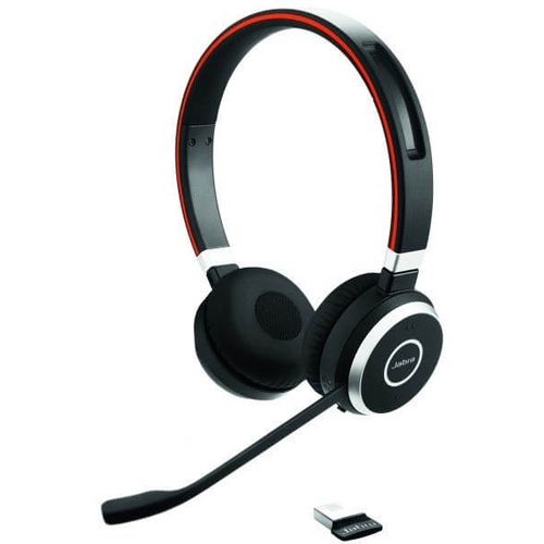 Jabra Evolve 65 SE - MS Teams telefon slušalice na uhu Bluetooth® (1075101), bežične (1075099) Stereo crne Ne slika 1