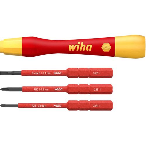 Wiha precizni set odvijača PicoFinish® slimVario® electric 4 kom. s slimBits (43167) Wiha  vde komplet odvijača 4-dijelni slika 3