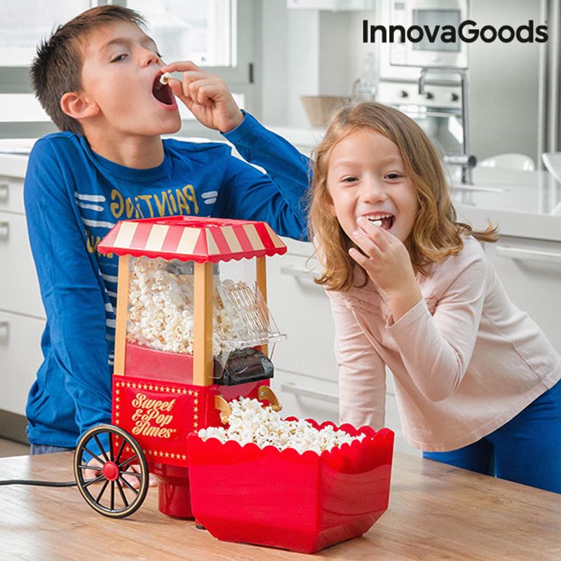 InnovaGoods Uređaj za Izradu Kokica Sweet & Pop Times InnovaGoods 1200W Crveni image