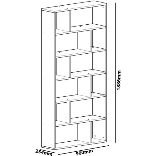 Form White Bookshelf slika 3