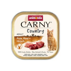 A CARNY COUNTRY MAČKA ADULT GOVEDINA, ĆURETINA I JELEN 100g